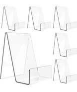 6 Pack Acrylic Book Stand Clear Easel Stand for Display Book Display Hol... - $18.67