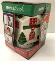 HOME FRESH Essential Oil Diffuser Ceramic Christmas House - £11.69 GBP