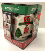 HOME FRESH Essential Oil Diffuser Ceramic Christmas House - $14.85