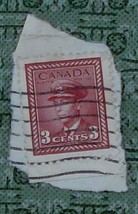 Nice Vintage Used Canada 3 D Cents Stamp - GDC - NICE COLLECTIBLE POSTAG... - $2.96