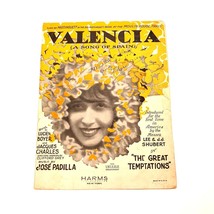 Vintage Sheet Music Valencia A Song Of Spain 1925 Voice Piano Ukulele - £9.06 GBP