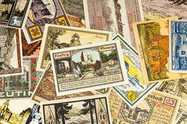 1920&#39;s Germany Coin of Necessity 25pc City Views - Bad Kissingen, Lenzen... - $1,920.96 MXN