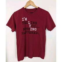 International Spy Museum T-shirt Size Small S Red I&#39;m Telling You Nothin... - £13.45 GBP