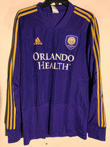 Adidas Long Sleeve MLS Jersey Orlando City Team Purple sz XS - £19.35 GBP