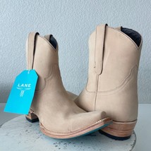 Lane EMMA JANE Womens Cowboy Booties 8.5 Tan Western Cowgirl Short Ankle... - $138.60