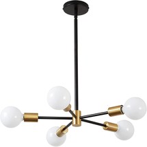 Modern Sputnik Chandelier, Chandelier Light Fixture with Rotatable and A... - £70.77 GBP