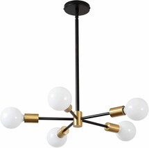 Modern Sputnik Chandelier, Chandelier Light Fixture with Rotatable and A... - £71.68 GBP