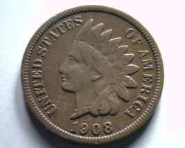 1908-S Indian Cent Very Fine+ Vf+ Nice Original Coin From Bobs Coins Fast Ship - £124.57 GBP