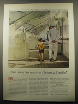 1959 Orient &amp; Pacific Cruise Ad - Run away to sea - on Orient &amp; Pacific! - £11.98 GBP