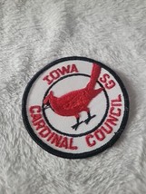 Vintage Girl Scout Iowa Cardinal Council Patch - £5.35 GBP