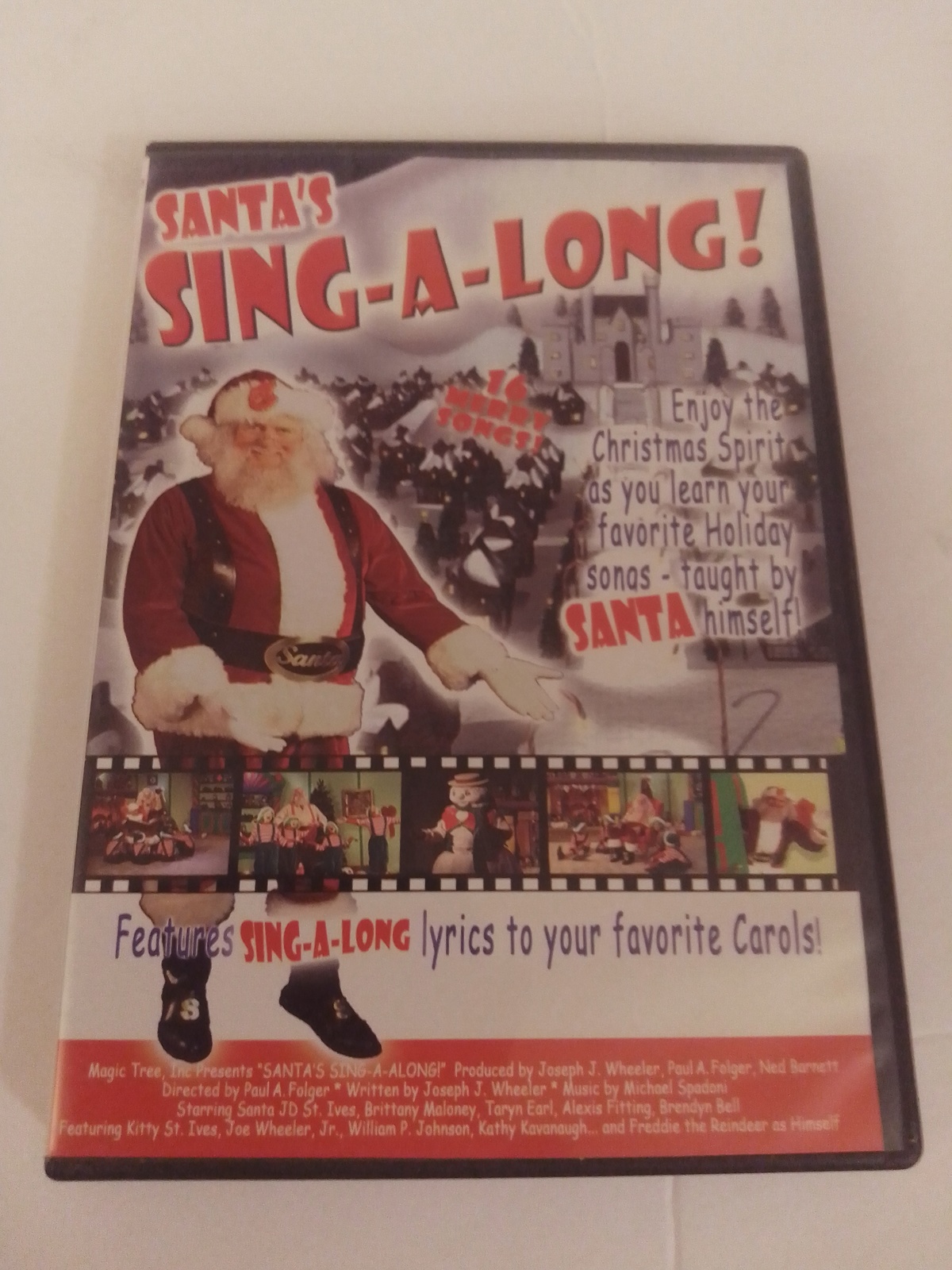 Primary image for Santa's Sing-A-Long DVD by Magic Tree 16 Holiday Songs Brand New Factory Sealed
