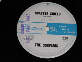 The Surfaris Scatter Shield 45 Rpm Record Australia Import Promo Stamp - £29.90 GBP