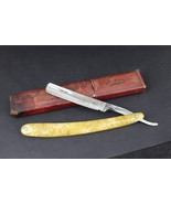 RARE straight edge razor antique &quot;Jackson Knife &amp; Shear Co&quot; vintage MATC... - $44.99