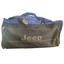 Jeep Travel Equipment Rolling Duffle Bag Blue Black Large 27 x 14 x 13 - £37.57 GBP