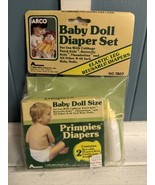 Vtg 1984 ARCO TOYS BABY DOLL DIAPERS SET FOR CABBAGE PATCH DOLLS NOS 780... - £14.86 GBP