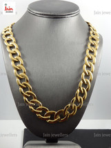 REAL GOLD 18 Kt, 22 Kt Gold Napier Chunky Heavy Men&#39;s Necklace Chain 12 ... - £12,257.71 GBP+