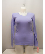 Jenni by Jennifer Moore Ladies Sleepshirt Long-Sleeve Easter Egg Purple ... - £19.80 GBP