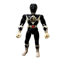 1990s Black Mighty Morphin Power Rangers Action Figure Zach 8&quot; Bandai Vi... - £5.39 GBP