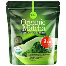 Organic Matcha Green Tea Powder Unsweetened 100% Natural 1LB - £31.62 GBP