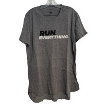 APL Men's Size XL Performance Tee Heather Gray Short Sleeve Run Everything - $18.99