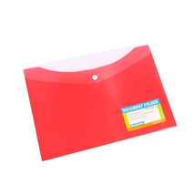 Bantex A4 Document Wallet with Button - Melon - $14.68