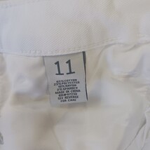 Almost Famous Premium Mid-Rise Women's White Frayed Denim Skirt Size 11 Waist 31 image 5