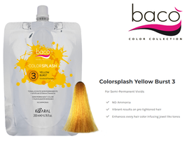 Kaaral Baco Colorsplash Yellow Burst 3, 6.76 fl oz image 3