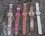 Lot of 4 Betsey Johnson Quartz Watch + Non Branded Watches (D3) - $17.99