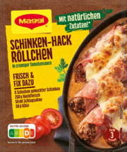 Maggi Minced Meat Ham Rolls 1 ct./3 Servings Made In Germany Free Shipping - £4.68 GBP