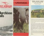 East African International Airline of Africa Murchison Falls &amp; Uganda Br... - $21.78