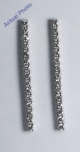 18k White Gold Round Cut Diamond Dangle Earrings (1.05 Ct,G Color,VS Clarity) - £1,101.85 GBP