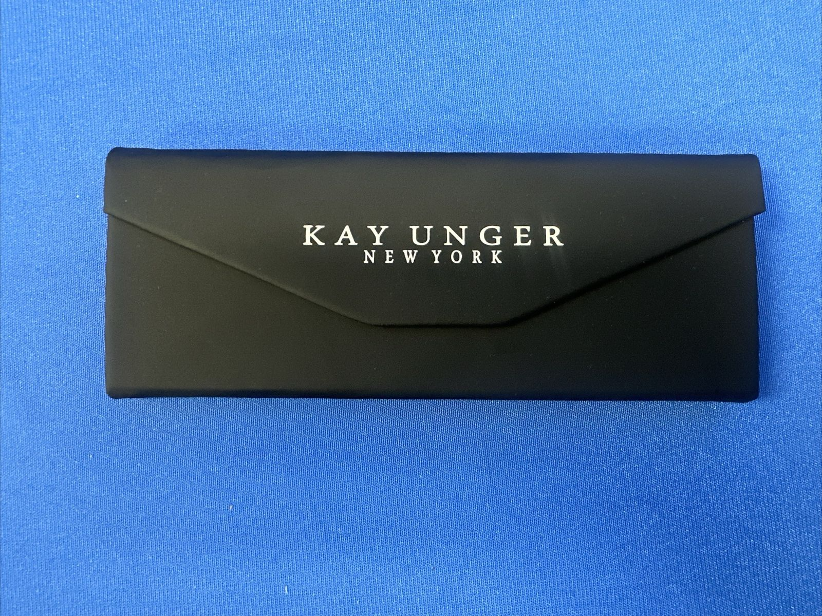 KAY UNGER NEW YORK Black Trifold Sunglass Case - $2.96