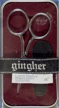 Gingher G-4014 Large Handle Embroidery Scissors in Case - $13.00