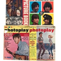 Lot of 4 Vintage 1960s The Beatles Fan Magazines 16 Scoop! Photoplay 1964 - $77.89