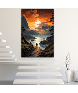 Seaside Canvas Painting Wall Art Posters Landscape Canvas Print Picture - $18.78 CAD+