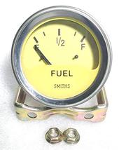 Smiths Replica Fuel Gauge in Yellow face chrome bezel - $40.92