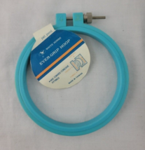 Embroidery Hoop Lot 27 Blue 4&quot; 6&quot; Screw Tension Round X Stitch Vtg Plast... - $41.95