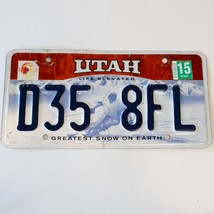  United States Utah Greatest Snow On Earth Passenger License Plate D35 8FL - £12.98 GBP