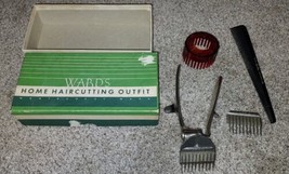 Vintage 1930s MONTGOMERY WARD Home Haircutting Outfit Hair Clippers Cutt... - $24.75