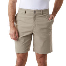 32 Degrees Cool Mens Chino Shorts Elastic Waist Zipper Pockets Golf Casu... - $19.99