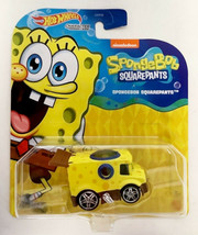 New Mattel GYB12 Hot Wheels Animation Spongebob Squarepants 1:64 Character Car - £8.78 GBP