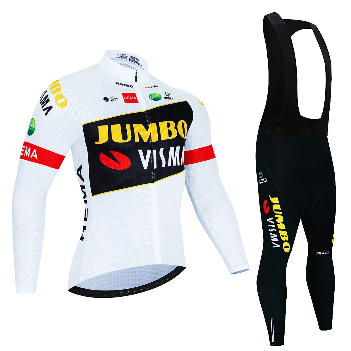 Sporting 2023 NEW Tour De JUMBO Cycling  Set PrAum Anti-UV Long Sleeve Downhill  - £35.50 GBP
