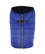 Zip Up Navy Blue Puffer Vest with Comfortable Fleece Lining Sizes XS-XL - $20.50