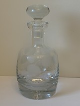 Perry Coyle Etched Leaves Decanter - £59.27 GBP