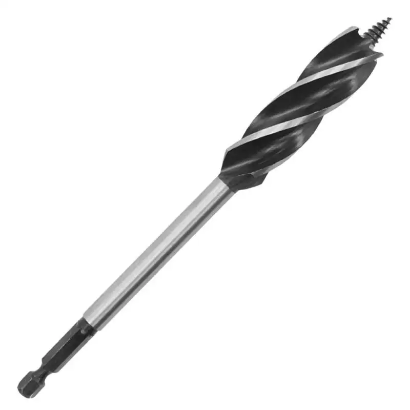 10 To 35mm  Twist Bit Auger Drill Bits 4 Slots 4 Ees Blades Cutters Dril... - $40.03