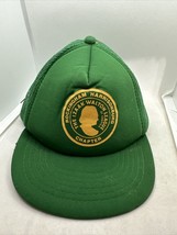 RARE Green Vintage Snapback  Trucker Hat Mesh Back Izaak Walton League America - £23.49 GBP