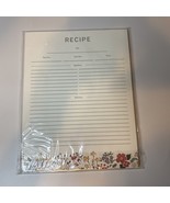 Jot &amp; Mark 30 Recipe Pages 8.5” x 12”Midnight Floral Expansion Pack 2 Si... - £7.86 GBP