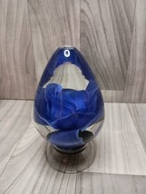 Cobalt Blue Floating Flower - $21.08