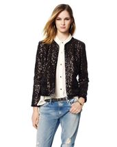 Juicy Couture Sequin Jacket Coat Blazer Brown Black $228 Size Xs - £37.28 GBP