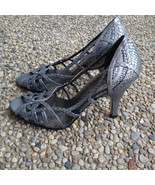 Gianni Bini Heels - Silver Scale Open Toe Heels - Size 7 - Worn Once - $24.99